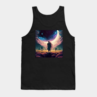 Traversing the Forlorn Fields of Celestial Eternity Tank Top